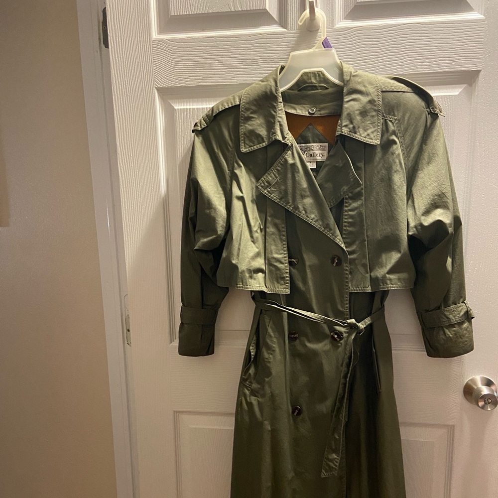 Gallery Classic Khaki Trench Coat